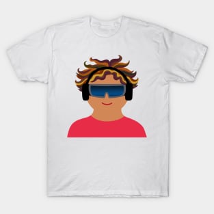 Virtual reality music sound for mental health therapy. T-Shirt